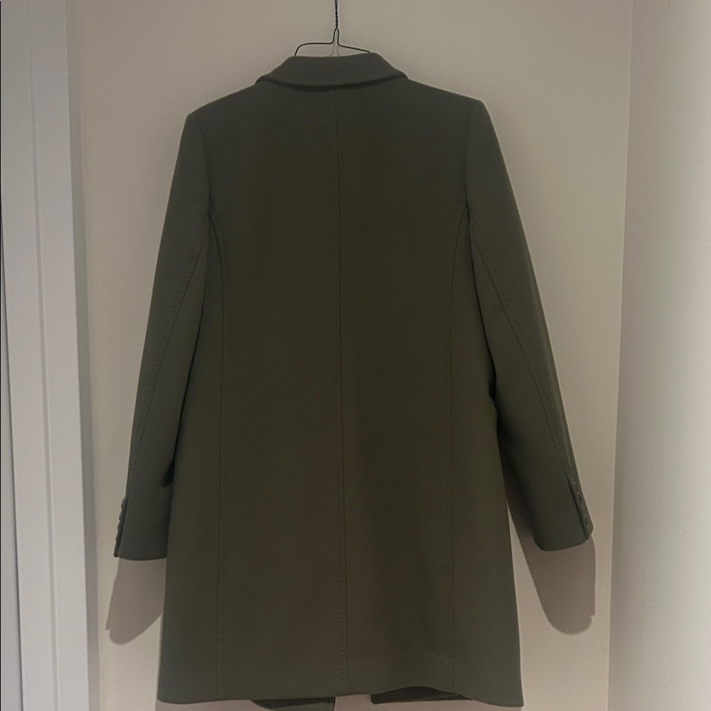 Babaton Khaki Double-Breasted Coat (M) - Picture 10 of 11